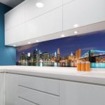 Druk UV na ścianie w kuchni